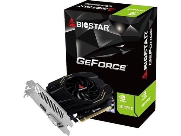 Grafikkort Biostar GeForce GT 1030 4GB DDR4 (VN1034TB46-TB1RA-BS2) Sort