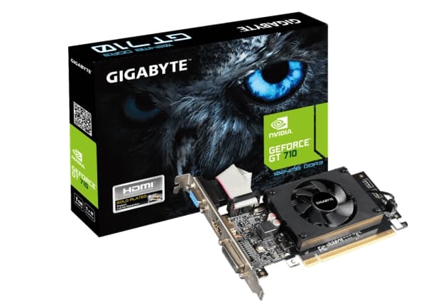 Gigabyte GV-N710D3-2GL grafikkort NVIDIA GeForce GT 710 2 GB GDDR3