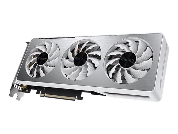 Gigabyte GeForce RTX 3060 Ti VISION OC 8G (rev. 2.0), GeForce RTX 3060 Ti, 8 GB, GDDR6, 256 bittiä, 7680 x 4320 pikseliä, PCI Express x16 4.0 - LHR Harmaa
