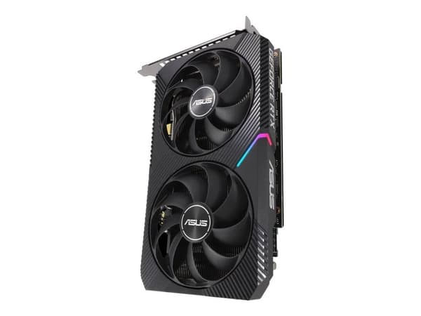 ASUS DUAL-RTX3060-O12G-V2 - OC Edition - grafikkort - GF RTX 3060 - 12 GB GDDR6 - PCIe 4.0 x16 - HDMI, 3 x DisplayPort - LHR