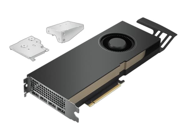 NVIDIA RTX A5000 - Grafikkort - RTX A5000 - 24 GB GDDR6 - PCIe 4.0 x16 - 4 x DisplayPort - for ThinkStation P520 30BE, 30BF, 30BQ; P520c 30BX (625 Wa Sort