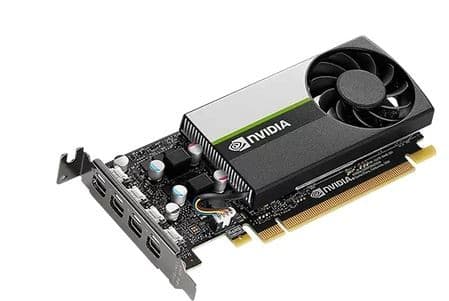 NVIDIA T1000 - Grafikkort - T1000 - 4 GB GDDR6 - PCIe 3.0 x16 - 4 x Mini DisplayPort - for ThinkCentre M75t Gen 2; ThinkStation P348; P350; P358; P52