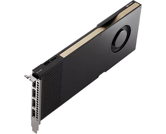 NVIDIA RTX A4000 - Grafikkort - RTX A4000 - 16 GB GDDR6 - PCIe 4.0 x16 - 4 x DisplayPort - for ThinkCentre M75t Gen 2 11W5; ThinkStation P3 30GS; P52