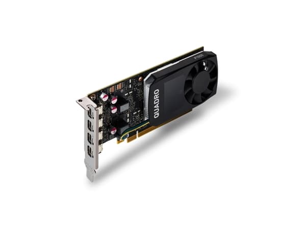 NVIDIA Quadro P1000 - Grafikkort - 4 GB GDDR5 lav profil - 4 x Mini DisplayPort