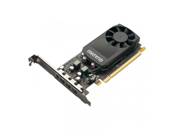NVIDIA Quadro P1000 - Grafikkort - 4 GB GDDR5 lav profil - 4 x Mini DisplayPort
