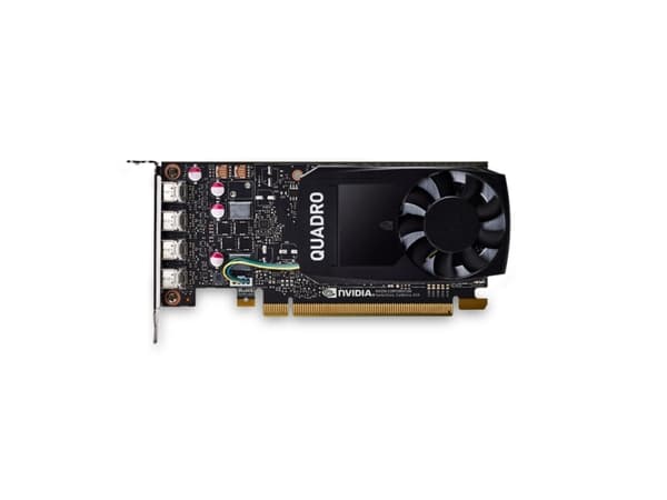 NVIDIA Quadro P1000 - Grafikkort - 4 GB GDDR5 lav profil - 4 x Mini DisplayPort