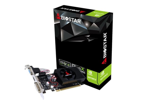 Biostar VN7313THX1 - Grafikkort - GF GT 730 - 2 GB DDR3 - PCIe 2.0 x16 låg profil - DVI, D-Sub, HDMI
