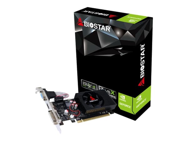 Biostar VN7313THX1 - Grafikkort - GF GT 730 - 2 GB DDR3 - PCIe 2.0 x16 lavprofil - DVI, D-Sub, HDMI