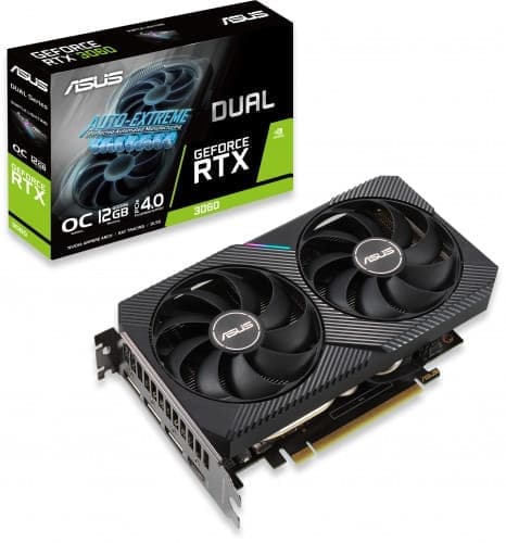 Asus GeForce RTX 3060 Dual OC HDMI 3xDP 12GB (Fyndvara)