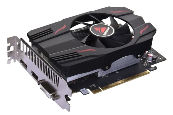 Biostar VA5505RF41 - näytönohjain - Radeon RX 550 - 4 GB GDDR5 - PCIe 3.0 x16 - DVI, HDMI, DisplayPort - Näyttöportti