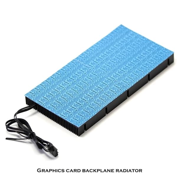 GPU bagplade hukommelse radiator til RTX 4090/4080/4070/3090/3080/3070 CoolerX 0.5mm termisk pad 600
