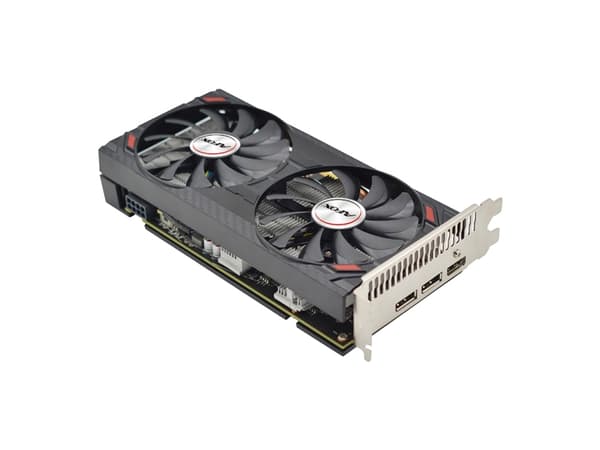 AFOX AFRX5500XT-8GD6H7, Radeon RX 5500 XT, 8 GB, GDDR6, 128 bittiä, 3840 x 2160 pikseliä, PCI Express 4.0 musta