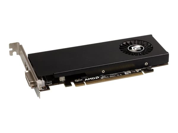 PowerColor Red Dragon Radeon RX 550 - Grafikkort - Radeon RX 550 - 4 GB GDDR5 - PCIe 3.0 låg profil - DVI, HDMI