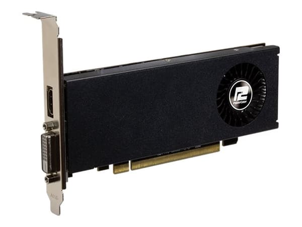 PowerColor Red Dragon Radeon RX 550 - Grafikkort - Radeon RX 550 - 4 GB GDDR5 - PCIe 3.0 lav profil - DVI, HDMI Sort
