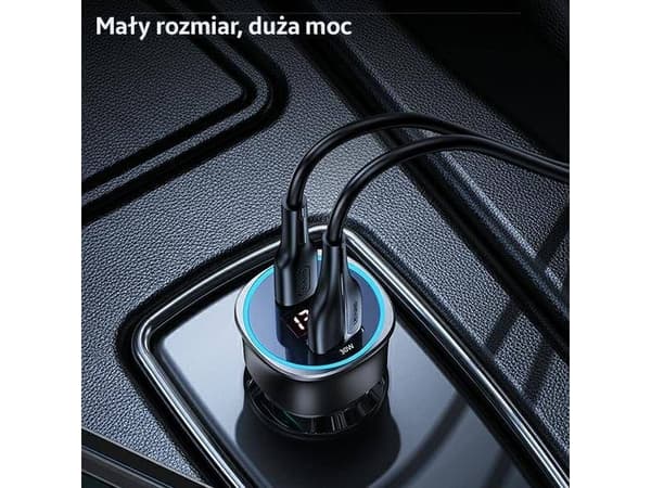 Usams charger USAMS Load. alone. 1xUSB + 1xUSB-C C26 95W (only head) Fast Charge black/black CC146TC01 (US-CC146)
