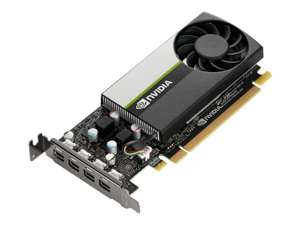 NVIDIA T1000 - Grafikkort - 8 GB GDDR6 - PCIe 3.0 x16 lavprofil - 4 x Mini DisplayPort