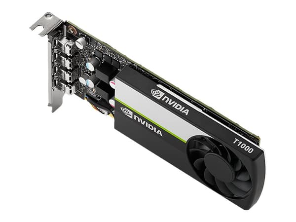 NVIDIA T1000 - Grafikkort - 8 GB GDDR6 - PCIe 3.0 x16 lavprofil - 4 x Mini DisplayPort