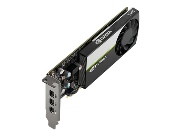 PNY VCNT400-4GB-PB, T400, 4 GB, GDDR6, 64 bit, 7680 x 4320 piksler, PCI Express x16 3.0