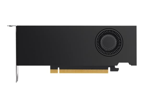 NVIDIA RTX A2000 - Grafikkort - RTX A2000 - 12 GB GDDR6 - PCIe 4.0 x16 - 4 x Mini DisplayPort Sort