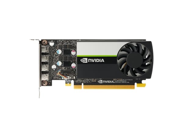 NVIDIA T1000 - Grafikkort - T1000 - 8 GB GDDR6 - PCIe 3.0 x16 lavprofil - 4 x Mini DisplayPort