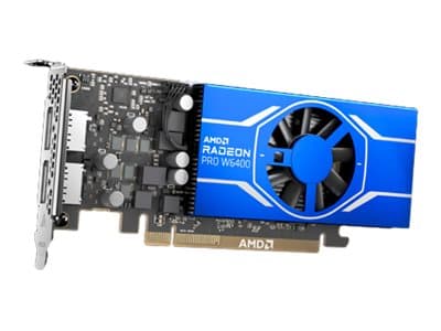 AMD Radeon Pro W6400 - Grafikkort - RDNA 2 - 4 GB GDDR6 - PCIe 4.0 x4 - 2 x DisplayPort