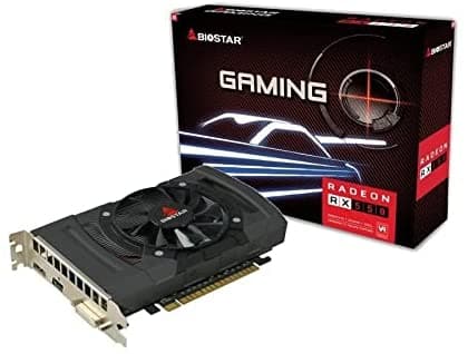 Biostar VA5505RF41 - Grafikkort - Radeon RX 550 - 4 GB GDDR5 - PCIe 3.0 x16 - DVI, HDMI, DisplayPort