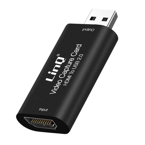 Videofångstkort - LinQ - HDV80+ - HDMI till USB 2.0 - Full HD 1080P - Ultra HD 4K@30Hz