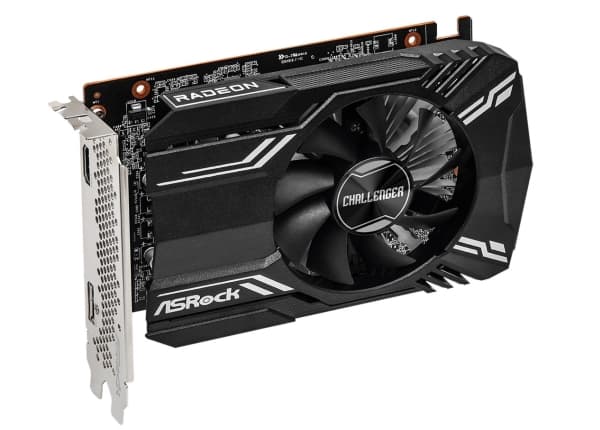 ASRock Radeon RX 6400 Challenger ITX 4GB - Grafikkort - Radeon RX 6400 - 4GB GDDR6 - PCIe 4.0 x4 - HDMI, DisplayPort