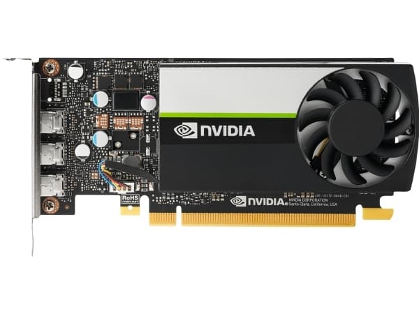 NVIDIA T400 - Grafikkortti - T400 - 4 GB GDDR6 - PCIe 3.0 x16 lavprofil - 3 x Mini DisplayPort - työasema Z4 G5:lle