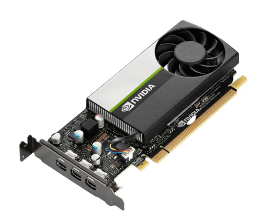 NVIDIA T400 - Grafikkortti - T400 - 4 GB GDDR6 - PCIe 3.0 x16 lavprofil - 3 x Mini DisplayPort - työasema Z4 G5:lle