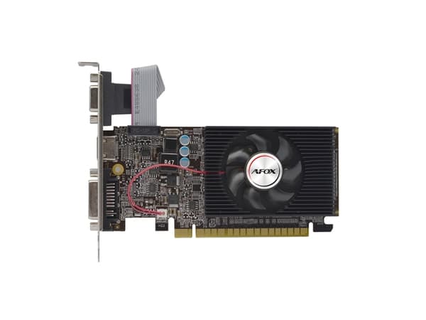 AFOX AF610-2048D3L7-V8, GeForce GT 610, 2 GB, GDDR3, 64 bit, 2560 x 1600 piksler, PCI Express 2.0