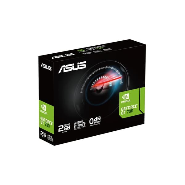 ASUS GT730-4H-SL-2GD5 - Näytönohjaimet - GF GT 730 - 2GB GDDR5 - PCIe 2.0 - 4 x HDMI - ilman tuuletinta (90YV0H20-M0NA00)