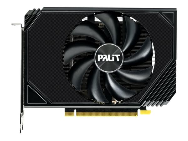 Palit GeForce RTX 3050 StormX, GeForce RTX 3050, 8 GB, GDDR6, 128 bittiä, 7680 x 4320 pikseliä, PCI Express 4.0 musta