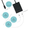 Miniatyrbillede 3 af 8: USB C til Dual DisplayPort-videoadapter 2x 4K Ultra HD kompatibel med - Digital/Data - Digital/Display/Video (C31DUAL4KDP)