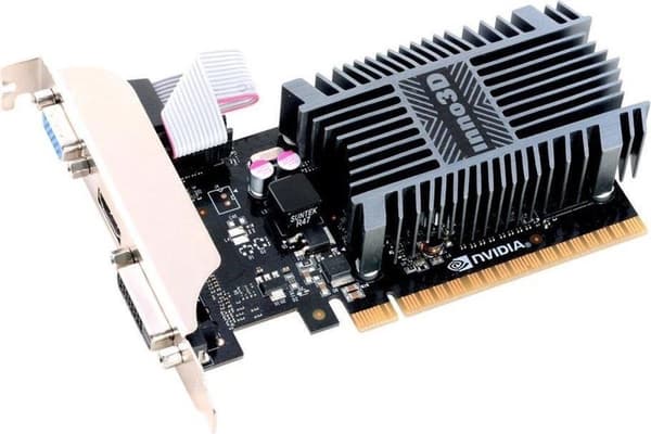 Inno3D N710-1SDV-E3BX näytönohjain GeForce GT 710 2 GB GDDR3 musta
