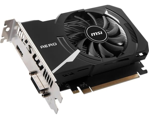 MSI GT 1030 AERO ITX 2GD4 OC - Grafikkort - GF GT 1030 - 2GB DDR4 - PCIe 3.0 x4 - DVI, HDMI