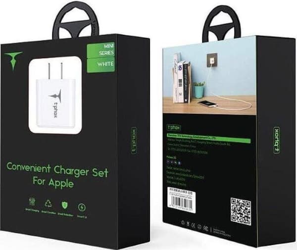T-Phox Mini-EU-lader 1x USB-A 2,4 A
