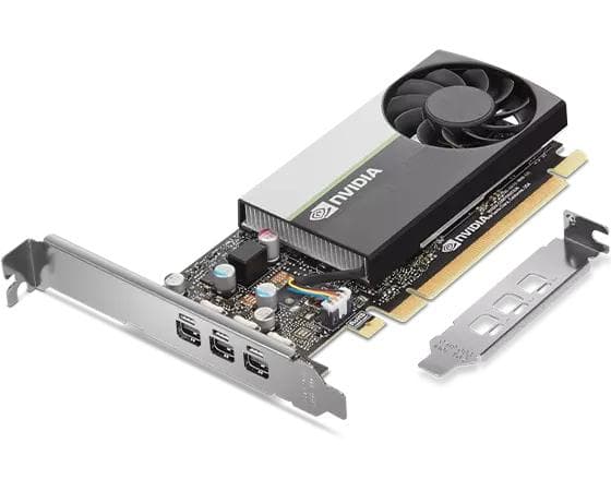 Lenovo NVIDIA T400 - Grafikkort - T400 - 4 GB GDDR6 - PCIe 3.0 x16 - 3 x Mini DisplayPort - til ThinkStation P340, P350, P520, P620, P720, P920 (4X61J Sort, Flerfarvet