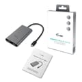 Miniatyrbillede 4 af 6: I-TEC THUNDERBOLT3 Dual DP-videoadapter til Thunderbolt3 MacOS og Windows understøtter 1x 5K 60Hz-skærm eller 2x 4K 60Hz-skærm (TB3DUAL4KDP)