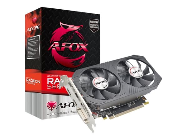 AFOX Radeon RX 560 - Grafikkort - Radeon RX 560 - 4GB GDDR5 - PCIe 3.0 - DVI, HDMI, DisplayPort