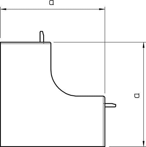 OBO Bettermann - Angulo - Pure White Vidvinkel Interiør Fri Halogener 60 x 90 mm 9010