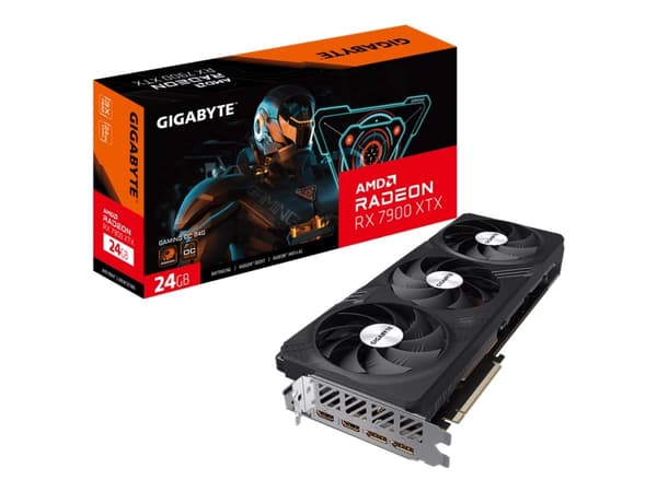 Gigabyte Radeon RX 7900 XTX GAMING OC 24G - Grafikkort - Radeon RX 7900 XTX - 24 GB GDDR6 - PCIe 4.0 - 2 x HDMI, 2 x DisplayPort