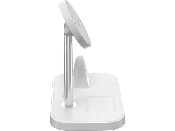 Tech-Protect MagSafe langaton laturi Tech-protect Qi15W A22 3in1 magneettinen langaton laturi Valkoinen