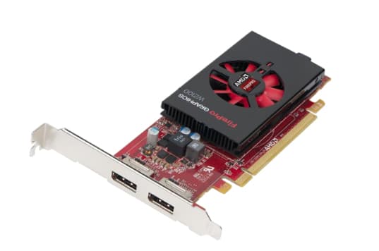 HP AMD FirePro W2100 2GB - Locked, FirePro W2100, 2 GB, GDDR3, 128 bit, 4096 x 2160 piksler, PCI Express 3.0