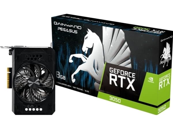 Gainward GeForce RTX 3050 Pegasus 8GB GDDR6 näytönohjain (471056224-3734) musta