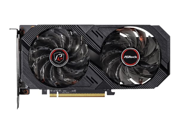 ASRock Phantom Gaming D Radeon RX 6500 XT 4GB OC - Grafikkort - Radeon RX 6500 XT - 4 GB GDDR6 - PCIe 4.0 - HDMI, DisplayPort