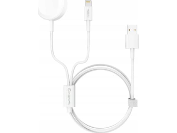 Swissten 2-IN-1 MAGNEETTINEN LADEKAAPELI APPLE WATCH JA LIGHTNING USB-C 1 - kaapeli (22055510)