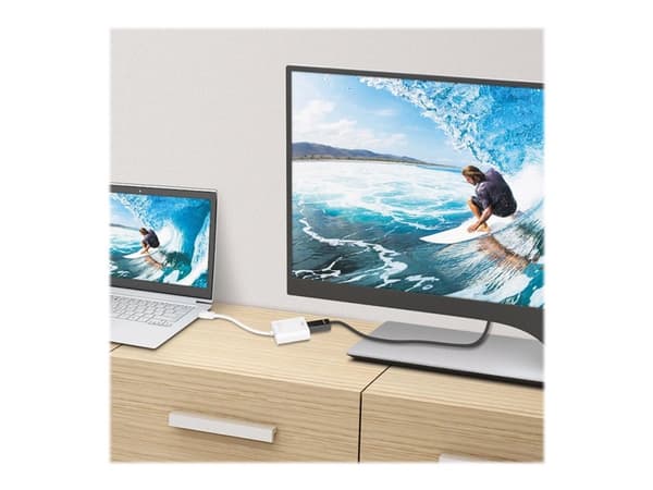 j5create JDA158 - Video adapter - DisplayPort hann til HDMI hunn - 16 cm - 4K-støtte