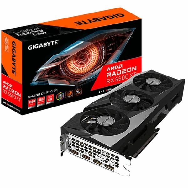 Grafikkort Gigabyte RX 6600 XT GAMING OC PRO 8 GB