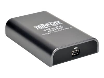 Eaton Tripp Lite Series USB 2.0 to VGA Dual Multi-Monitor External Video Graphics Card Adapter 1080p 60Hz - Ekstern videoadapter - USB 2.0 - D-Sub
